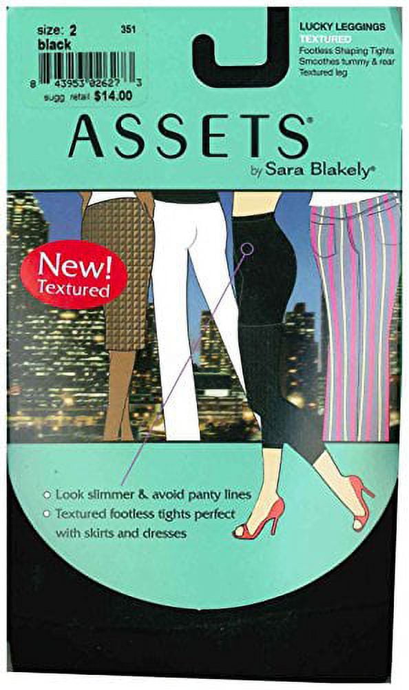 ASSETS by Sara Blakely Lucky Leggings Textured (3, Brown Smooth) 