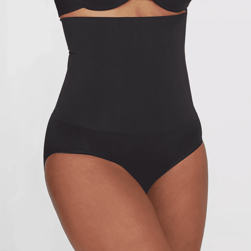 ASSETS by Spanx Women s Remarkable Results High Waist Control Brief Black Small Walmart