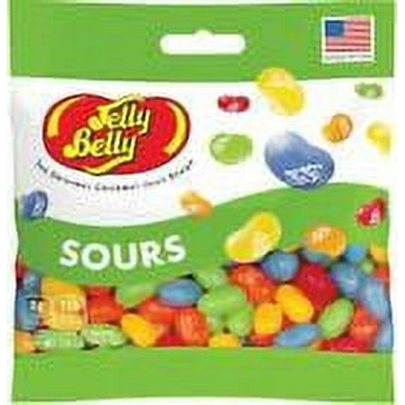 ASSORTED SOURS - Jelly Belly Candy Jelly Beans - (4) 3.5oz BAGS FRESH - PUCKER