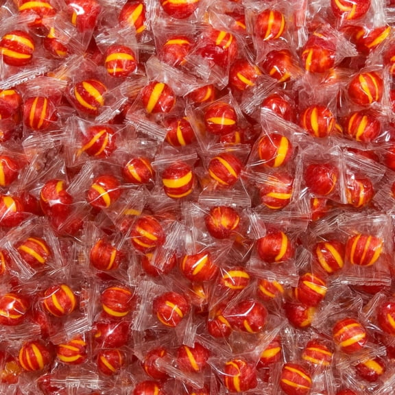 ASSORTIT Cherry Balls Hard Candy, Individually Wrapped, 1 lb Bag, Old-Fashioned Cherry Flavored Candies