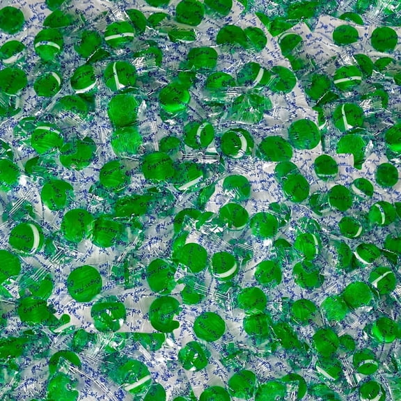 ASSORTIT Sugar Free Green Apple Buttons Hard Candy, Individually Wrapped, 1 lb Bag, Green Apple Flavored Sugarless Candies