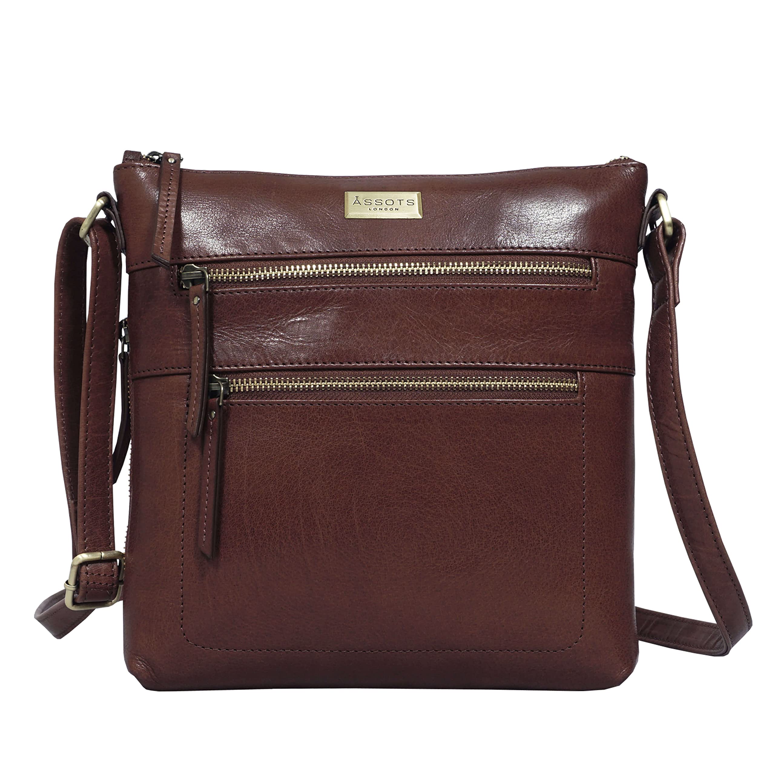 Le Donne Leather UZip Mini Crossbody Shoulder Bag T310b