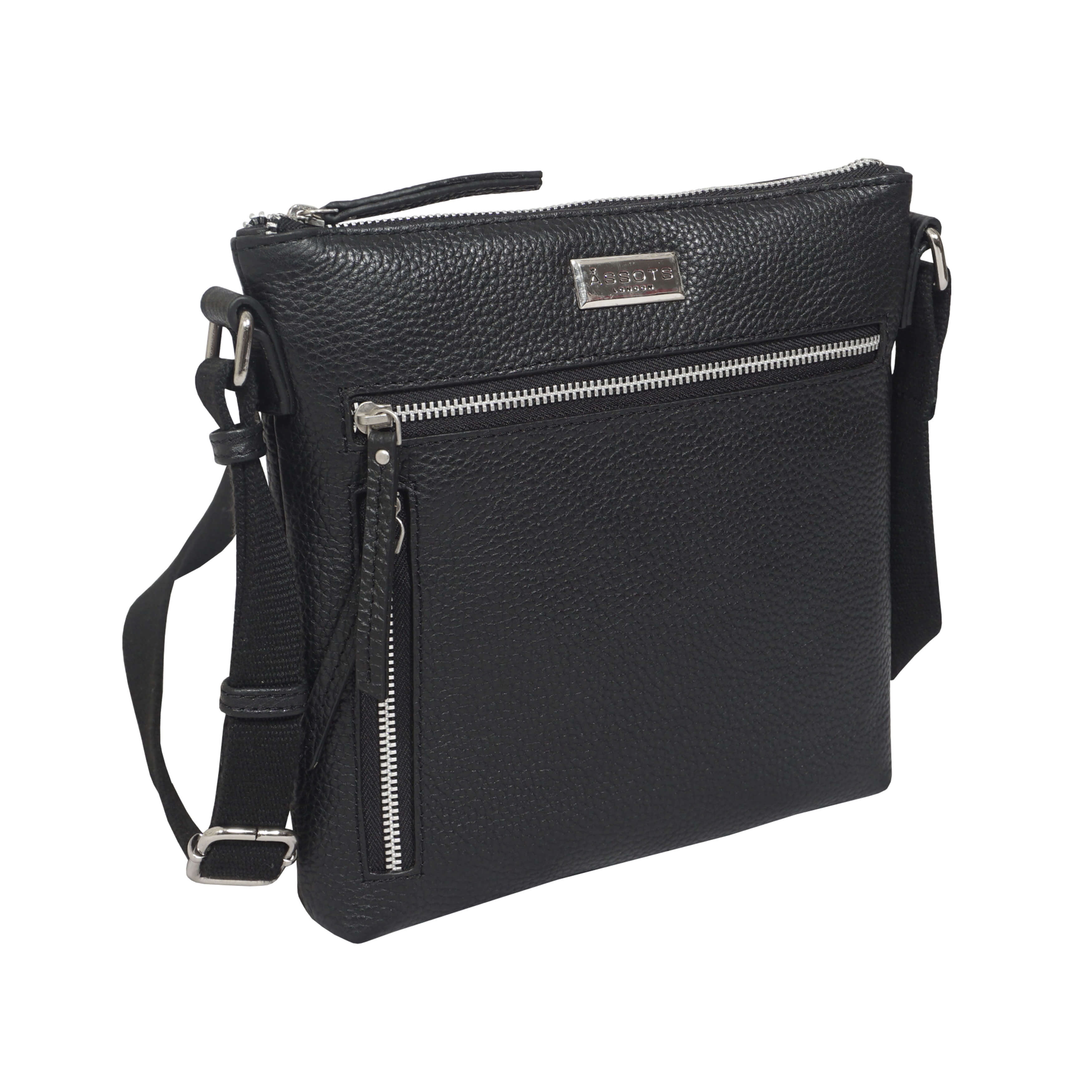 ASSOTS Smart Leather Crossbody Purse for Women Premium Triple