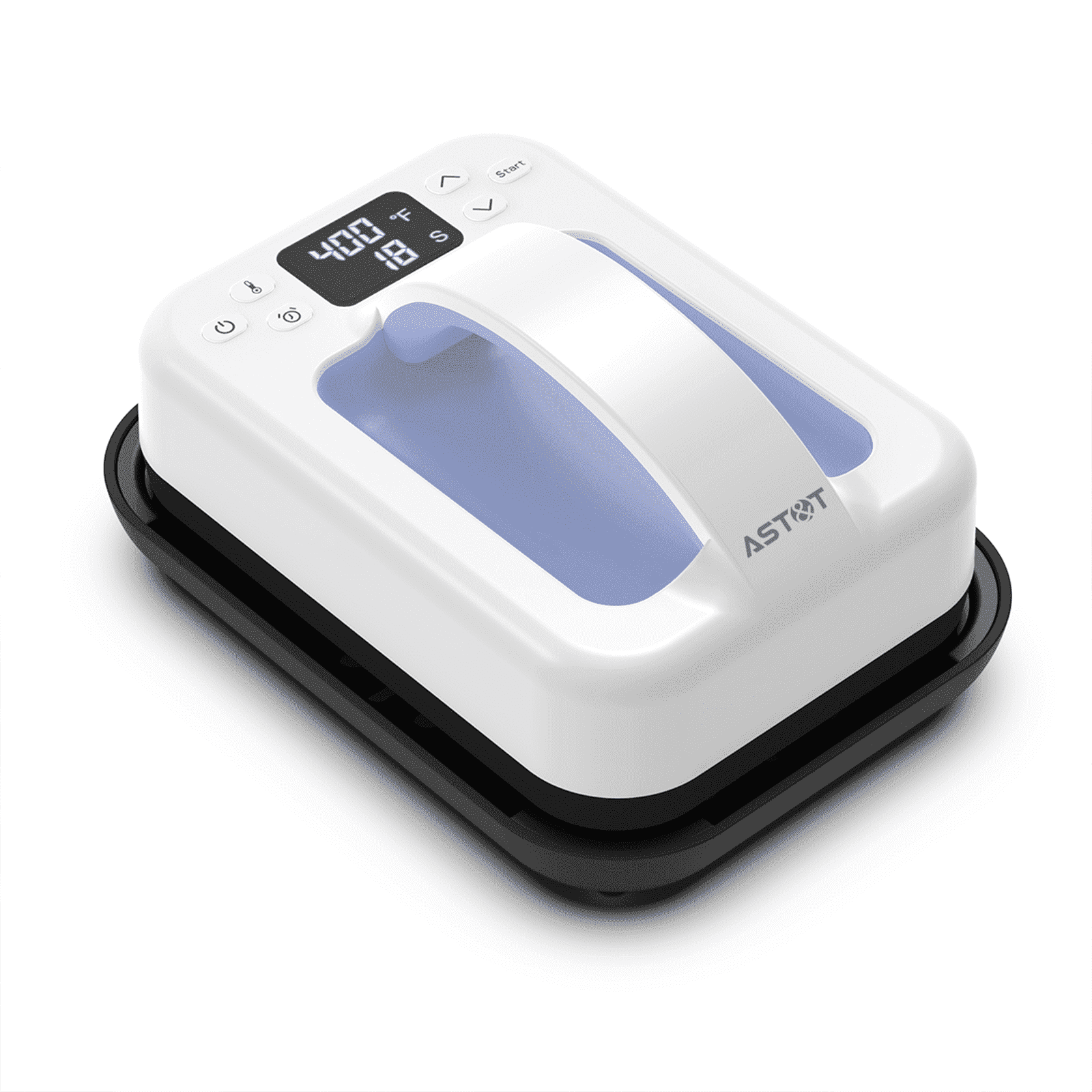 AST&T Heat Press Machine 7"x4.8" Lavender Purple, Portable Digital Easy Press for DIY T-Shirts, HTV Vinyl & Sublimation