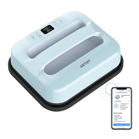 AST&T Smart Heat Press Machine 12"x10" with Bluetooth App, Ideal for HTV Vinyl, Sublimation and DIY T-Shirt Projects