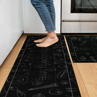 wiselife WISELIFE Anti Fatigue Floor Mat - 3/4 Inch Thick Kitchen Mat Non  Slip Waterproof Heavy Duty Ergonomic Comfort Mat Durable for Ho