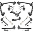 thumbnail image 1 of ASTARPRO 12 pc Set Front Suspension kit Upper Control Arms with Ball joints + Sway bars + Tie Rods + Idler Arm and Pitman Arm Compatible with Ford Expedition F-150 F-250 Lincoln Navigator, 1 of 3
