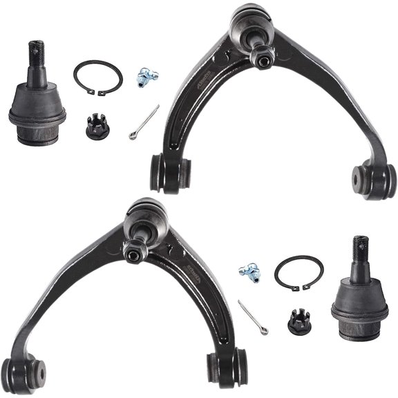 ASTARPRO 4pcs Front Upper Control Arm and Lower Ball Joints Suspension Kit Compatible with 2007-2015 Cadillac Escalade Chevrolet Suburban Tahoe Silverado Avalanche GMC Sierra 1500 Yukon