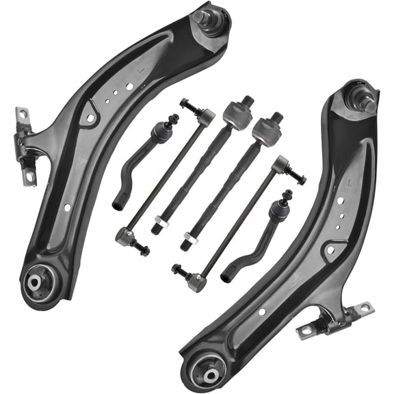 ASTARPRO - Front 8pc Suspension Kit for 2014-2020 Nissan Rogue 2017-2022 Rogue Sport 2017-2023 Qashqai, 2 Lower Control Arms w/Ball Joints 2 Sway Bars 2 Outer Tie Rods 2 Inner Tie Rods Replacement