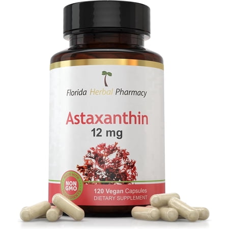 ASTAXANTHIN Supplement Capsules (120 Capsules), 12 mg Serving