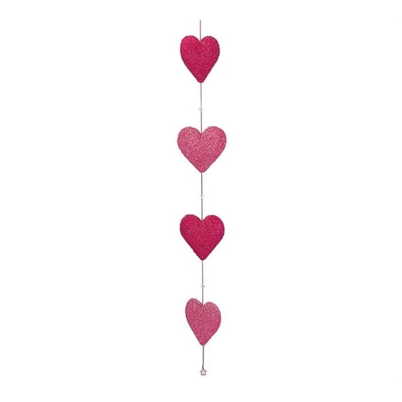 ASTD COLOR PINK AND BERRY HEART GARLAND