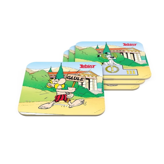 SD Toys Asterix Olympic Games 6 Square Coaster Set