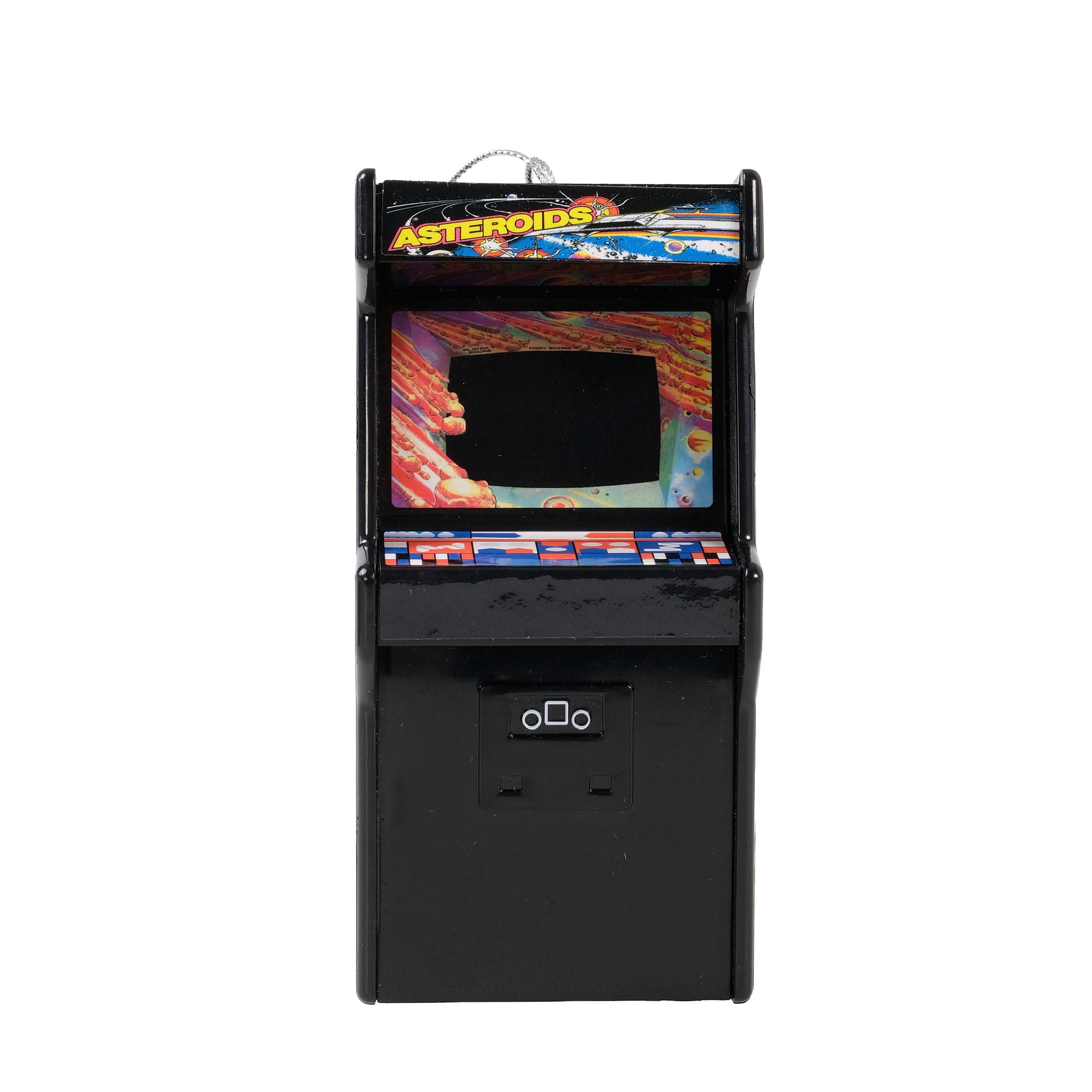 Asteroids Arcade Cabinet Figural Christmas Tree Ornament