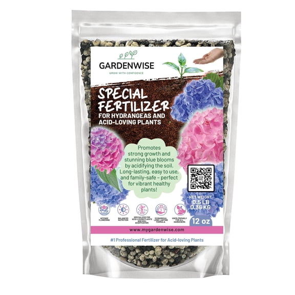 ASTEVORA Slow Release Hydrangea Fertilizer with Iron & Sulfur Indoor & Outdoor Soil Acidifier for Miracle Growth (12 oz)