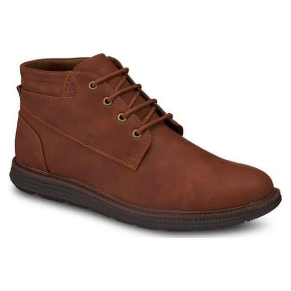 ASTON MARC MEN'S ROUND TOE FASHION BOOTS