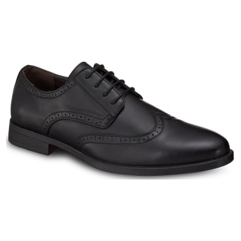 slim fit dress slacks ASTON black oxford shoes main image 0
