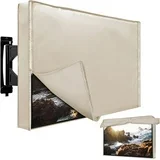 ASTRAEA 75" Outdoor TV Cover, 600D Heavy Duty Weatherproof TV Screen Protector with Waterproof Zipper for Outside LED, LCD, OLED Flat Screen TVs