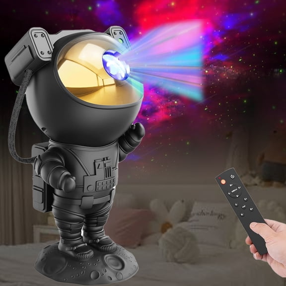 ASTRAEA Astronaut Galaxy Projector Night Light, Star Nebula Projector Light with Timer, 360° Projector with Remote Control, Halloween Christmas Gifts for Kids Bedroom Decor