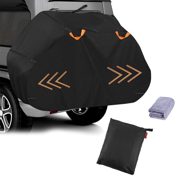 ASTRAEA Bike Cover for Transport on Rack, Waterproof 600D Oxford Electric Bike Cover for 3 Bikes, Bicycle Cover Outdoor Storage
