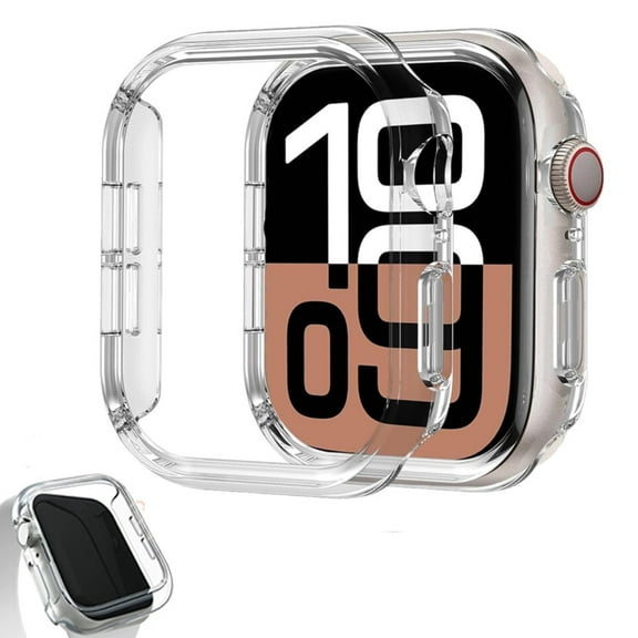 ASTRAEA For Apple Watch Series 11/10 42mm Case, Shockproof Hard PC Protective Bumper for iWatch Series 10/11 42mm, Clear