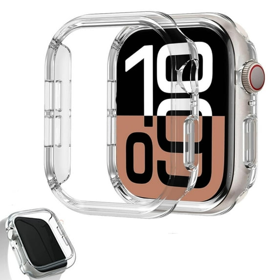 ASTRAEA For Apple Watch Series 11/10 42mm Case, Shockproof Hard PC Protective Bumper for iWatch Series 10/11 42mm, Clear