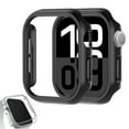 thumbnail image 1 of ASTRAEA For Apple Watch Series 11/10 46mm Case, Shockproof Hard PC Protective Bumper for iWatch Series 10/11 46mm, Black, 1 of 8