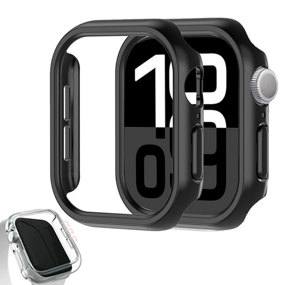 ASTRAEA For Apple Watch Series 11/10 46mm Case, Shockproof Hard PC Protective Bumper for iWatch Series 10/11 46mm, Black