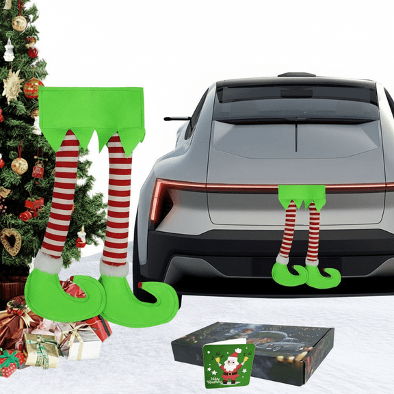 ASTRAEA Christmas Elf Legs,Stuffed Hanging Elf Leg Ornament Creative Xmas Gifts for Car Trunk Christmas Tree Holiday Decor