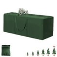 thumbnail image 1 of ASTRAEA Christmas Tree Storage Bag, Heavy Duty Durable Xmas Tree Storage Box with Zipper & Handles for 9FT Artificial Trees, Green, 1 of 9