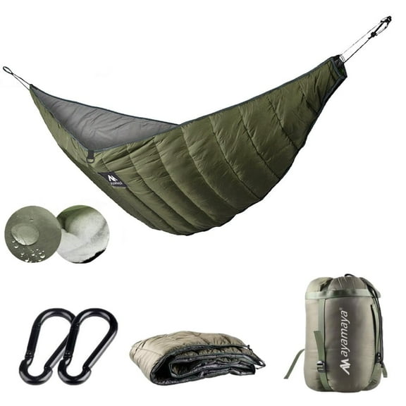 ASTRAEA Double Hammock Underquilt, Full Length Big Size Under Quilts for Hammocks, Winter Cold Weather Warm UQ Blanket Bottom Insulation for Camping Backpacking