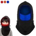 thumbnail image 1 of ASTRAEA Kids Winter Hats Balaclava, Windproof Winter Ski Hat with Full Face Mask, Unisex Thick Warm Fleece Hat for Children, Blue, 1 of 9