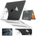 thumbnail image 1 of ASTRAEA For MacBook Air 13 inch Case 2025-2022 M4 A3240 M3 A3113 M2 A2681, Pattern Hard Shell Case + Keyboard Cover + Screen Protector, Space, 1 of 8
