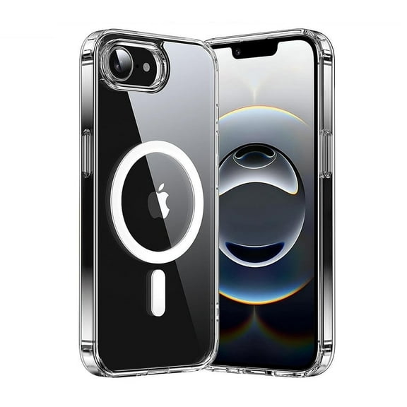 ASTRAEA Magnetic for iPhone 16E Case [Compatible with MagSafe] [Camera Control] Shockproof Protective Case for iPhone 16E, Clear