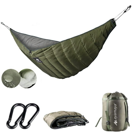 ASTRAEA Single Hammock Underquilt, Full Length Big Size Under Quilts for Hammocks, Winter Cold Weather Warm UQ Blanket Bottom Insulation for Camping Backpacking