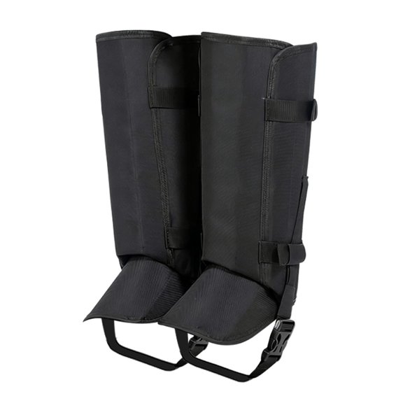 ASTRAEA Snake Gaiters Leg Guards, Adjustable Snake Guard Chaps for Men & Women, Snake Bite Protection for Hunting Outdoor Working, Black