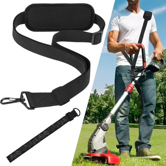 ASTRAEA Universal Trimmer Shoulder Strap, Anti-Slip Weed Eater Harness Compatible with Ego/Greenworks/Dewalt String Trimmers Leaf Blower Shrub Trimmer