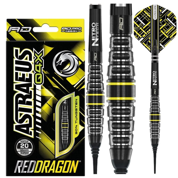 ASTRAEUS 18 gram barrel/20 gram full Q4X TORPEDO 90% Tungsten SOFT TIP