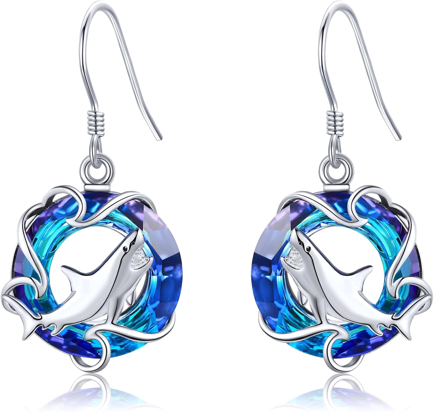 ASTRKIP 925 Sterling Silver Earrings Hook Dangle Earrings Jewelry Gifts ...