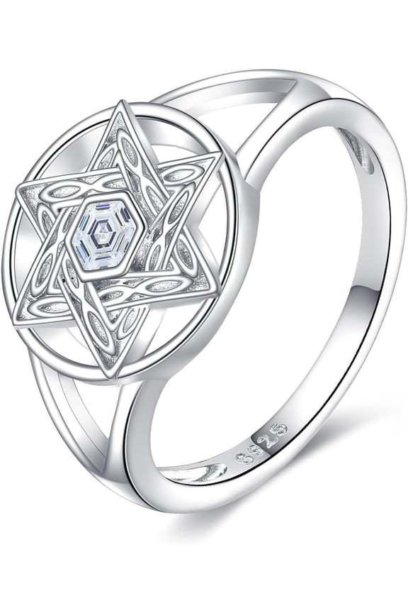 Star of David Rings 925 Sterling Silver Je Star of David Ring Star of David Jewelry Gifts for Women