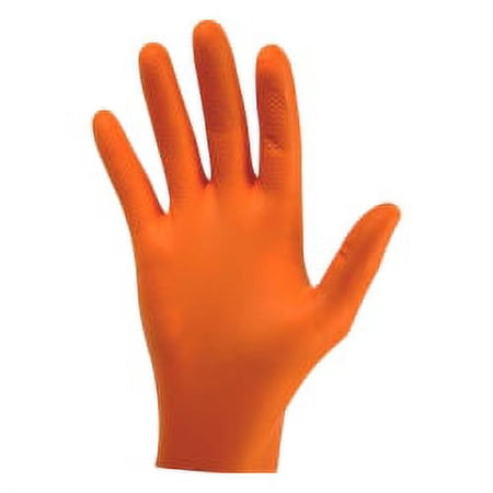 ASTRO GRIP PF ORANGE NITRILE (LARGE) 100CT