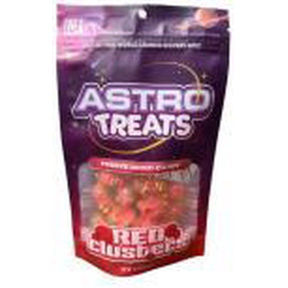 ASTRO TREATS FREEZE DRIED RED CLUSTERS (.9 Oz. Pack of 1.)