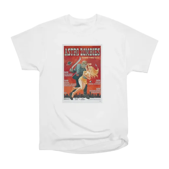 ASTRO ZOMBIES retro movie poster T-Shirt Tee Gift For Him Merch For Her ...