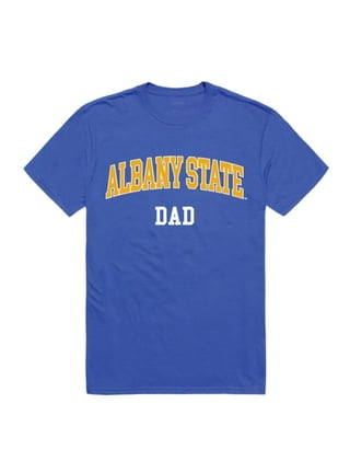 Men's FISLL Black Albany State Golden Rams Applique T-Shirt