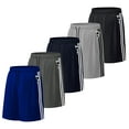 thumbnail image 1 of ASUDESIRE 5 Pack Athletic Shorts for Men with Pockets and Elastic Waistband Quick Dry Activewear Workout Gym Basketball Shorts 8" Inseam, 1 of 7