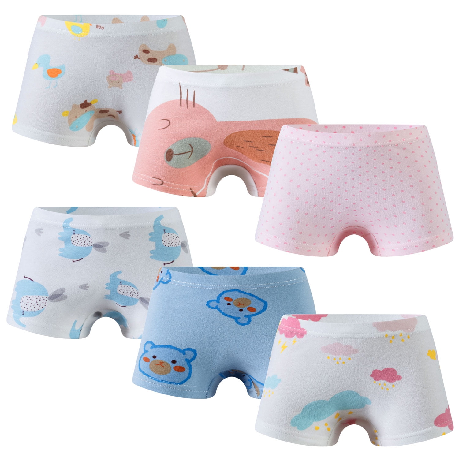 dELiA*s Girls' Underwear – 5 Pack Cotton Boyshort Panties (7-14