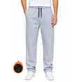 thumbnail image 1 of ASUDESIRE Men's Sweatpants Fleece Straight Active Athletic Pants Running Workout Gym Pants with Pockets, 1 of 6