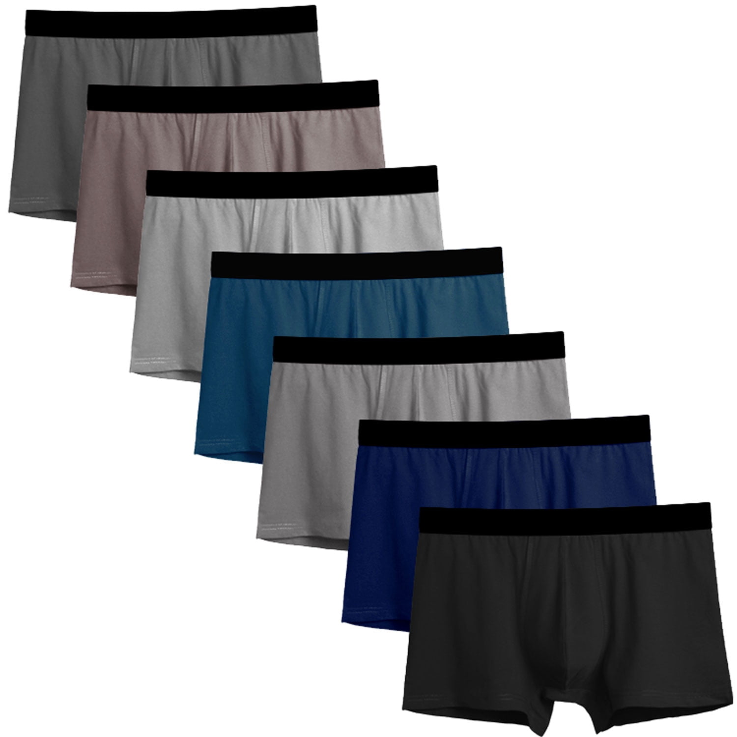 ASUDESIRE Men's Boxer Briefs, Soft Cotton Modal, Breathable Underwear ...