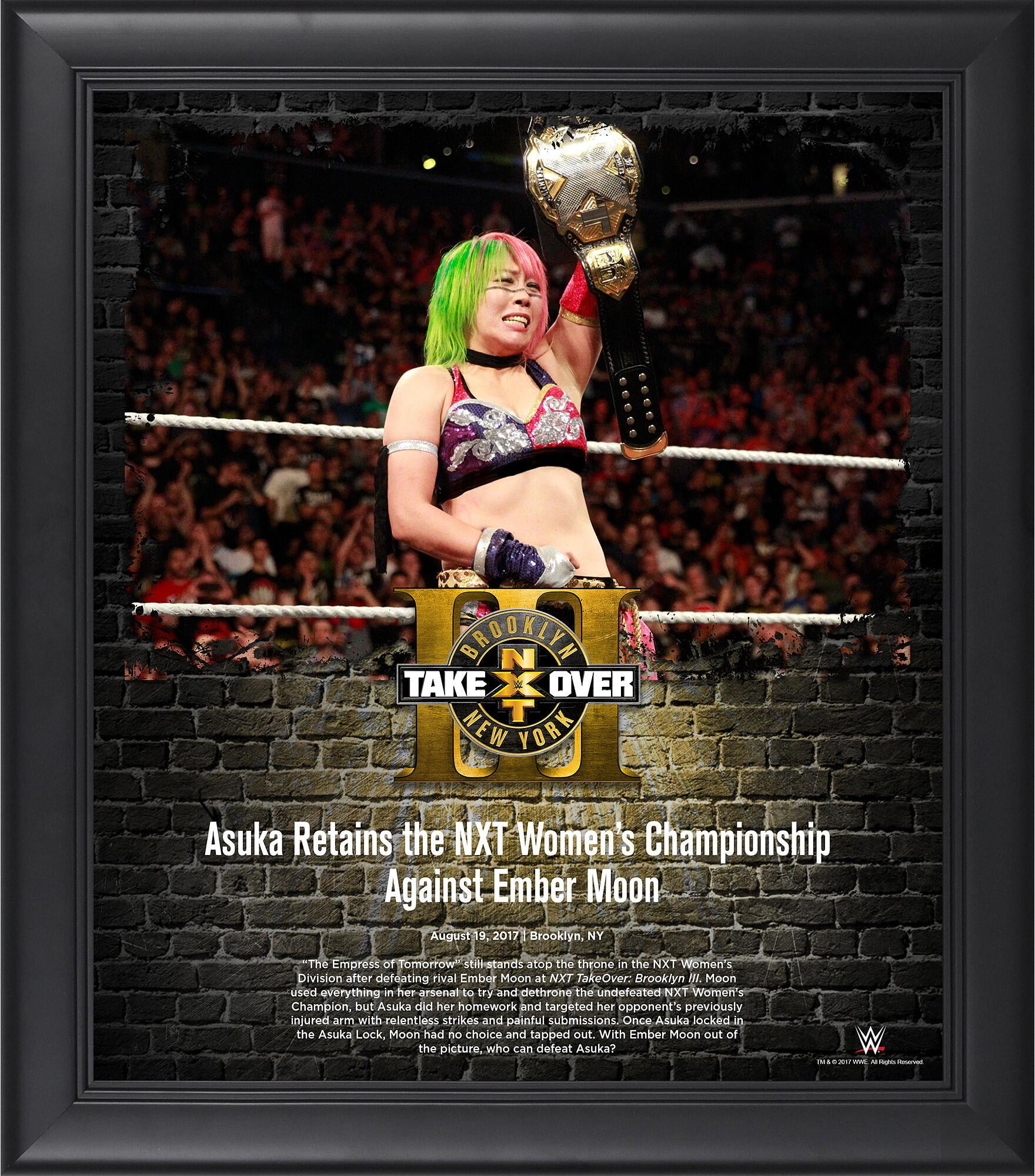 ASUKA Framed (2017 NXT BROOKLYN) 15X17 COLLAGE