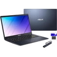 thumbnail image 1 of ASUS 14" FHD Laptop for Business Student, Intel Pentium N6000, 4GB Memory, 64GB eMMC, Windows 11 Home in S Mode, Wi-Fi, Bluetooth, Webcam, Star Black with Tigology Accessories, 1 of 6