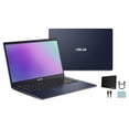thumbnail image 1 of ASUS 14" FHD PC Laptops, Intel Celeron N4020, 4GB RAM, 128GB, Windows 11 Home in S Mode, Star Black + Mazepoly Accessories, 1 of 7